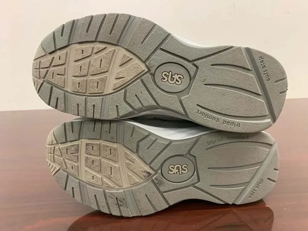 SAS JV Mesh Adjustable Comfort Walking Sneaker Mens Size 10.5 EUC